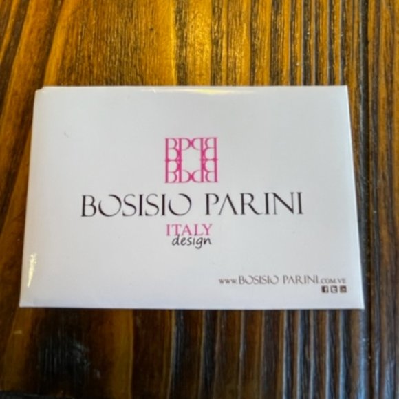 NWT Bosisio Parini Black Italy Design Shoulder/Crossbody Bag Purse Handbag - Picture 14 of 15